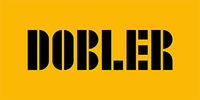 Dobler Logo mit schwarzer Schrift vor gelbem Hintergrund